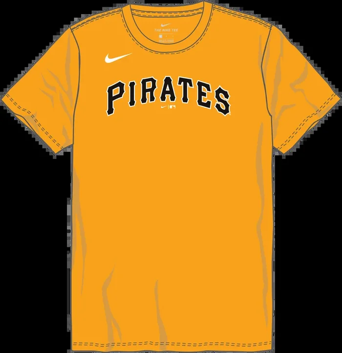 Nike Pittsburgh Pirates Youth Institutional Short Sleeve Cotton Tee