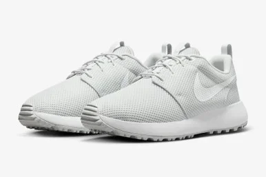 Nike Roshe G Next Nature Junior Golf Shoes Dust/White