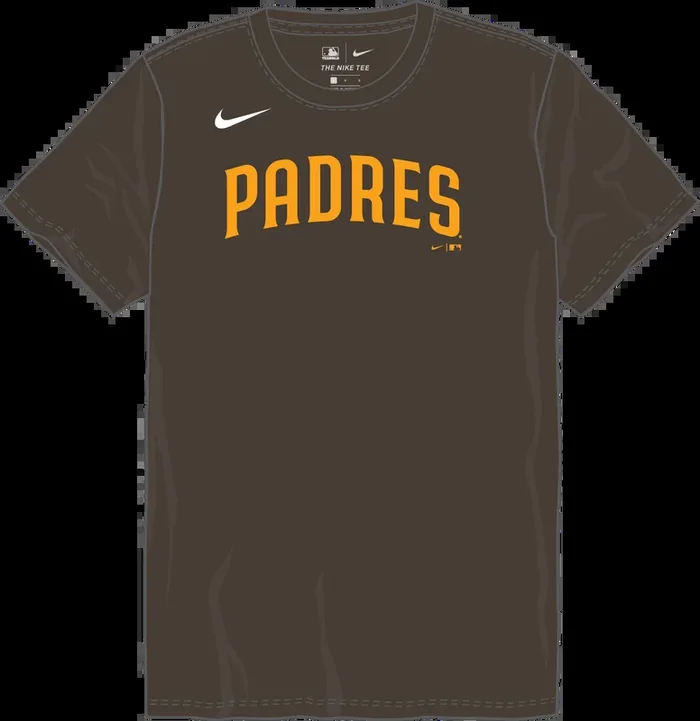 Nike San Diego Padres Youth Institutional Short Sleeve Crew Neck Tee