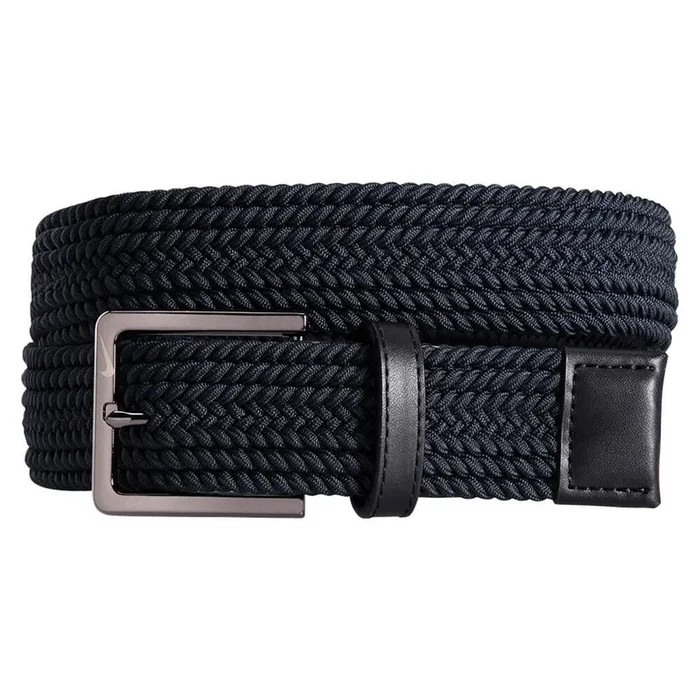 Nike Tonal Stretch Woven Golf Belt Black – 25 Men