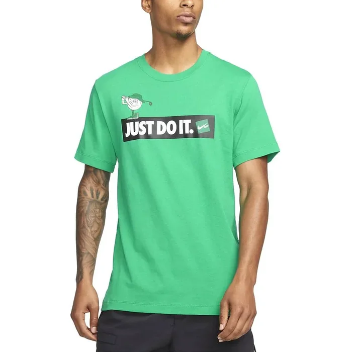 Nike Verbiage Tee Golf T-Shirt Stadium Green – SU23 Men