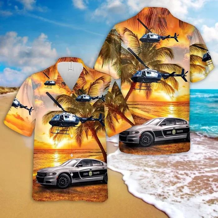North Carolina State Highway Patrol Hawaiian Shirt – Fanshubus.com