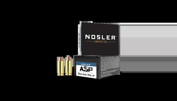 Nosler Match Grade 10mm Auto 180gr Jacketed Hollow Point 20 Box