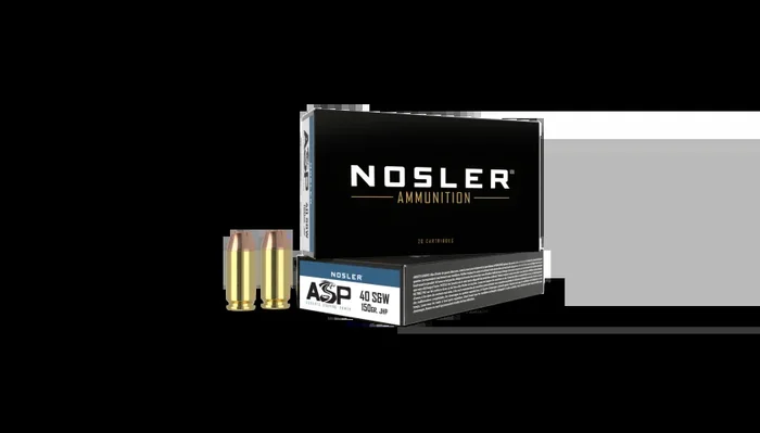 Nosler Match Grade 40 S&W 150gr Jacketed Hollow Point 50 Bx