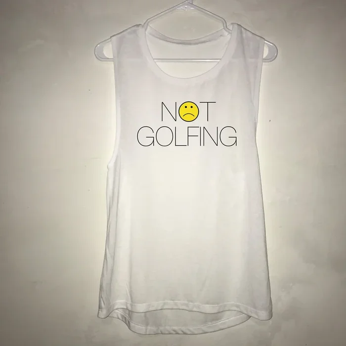 Not Golfing Women’s Oversized Golf Tank Top