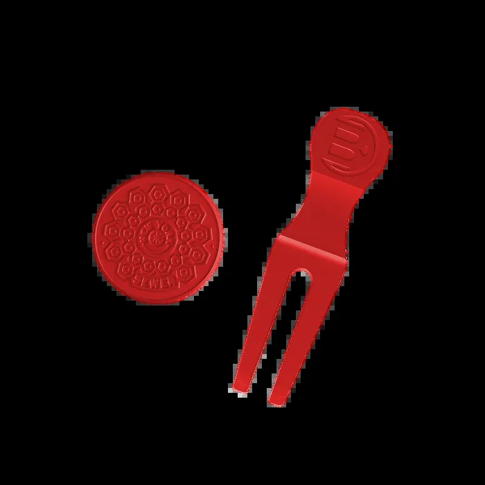 NYC Major Divot Tool Set (Red)