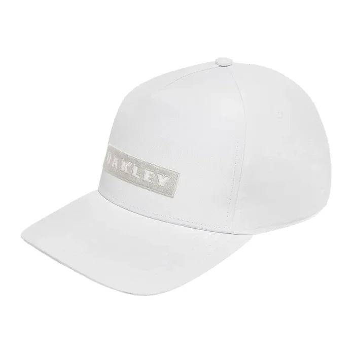 Oakley Bark Snapback Cap – White