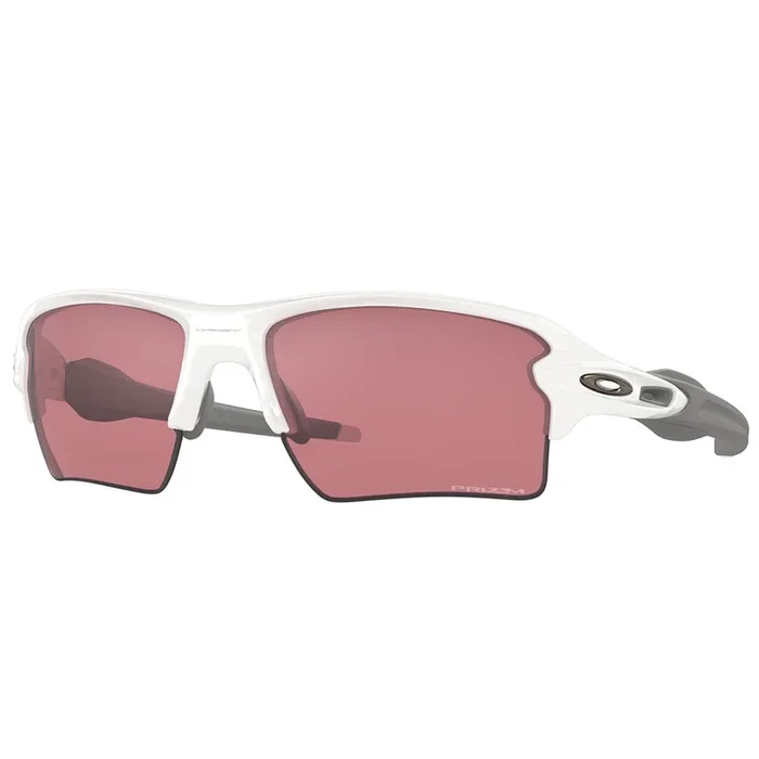Oakley Flak 2.0 XL Sunglasses – Prizm Dark Golf Lens – Polished White Frame