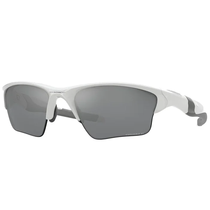 Oakley Half Jacket 2.0 XL Sunglasses – Prizm Black Polarized Lens – Polished White Frame