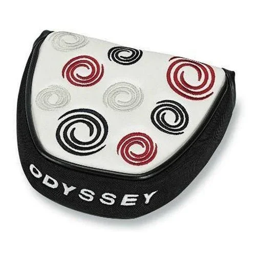 Odyssey Mallet Swirl Golf Putter Headcover – White