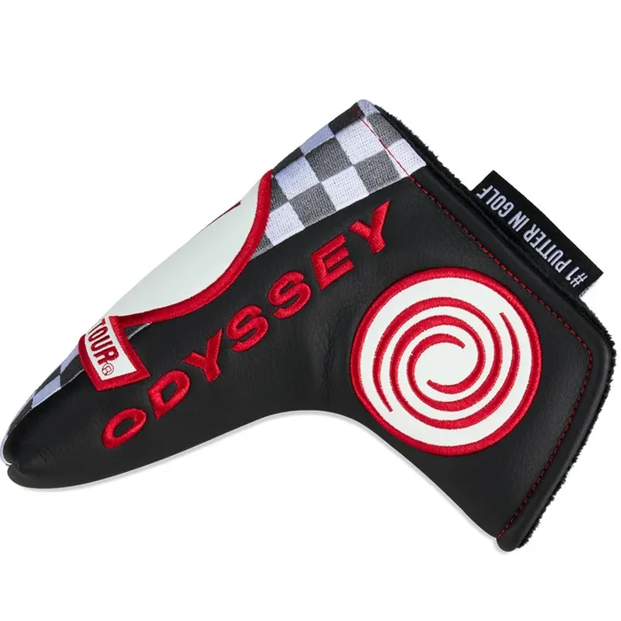 Odyssey Tempest Blade Putter Headcover – Black/Red