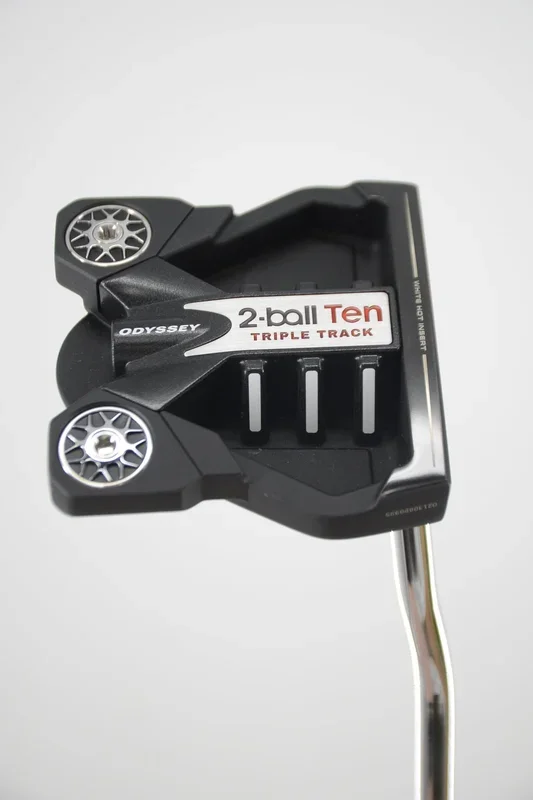 Odyssey Ten 2-Ball Triple Track Red Stroke Lab Putter 35″