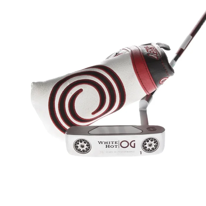 Odyssey White Hot OG Mens Right Hand Putter 35.5″ Blade – Golf Pride Reverse Taper
