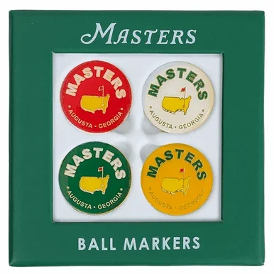 Official Masters Assorted Ball Marker Set