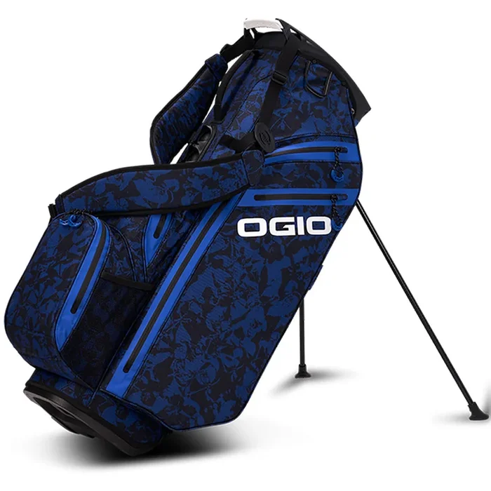 OGIO All Elements Waterproof Stand Bag – Blue Floral Abstract