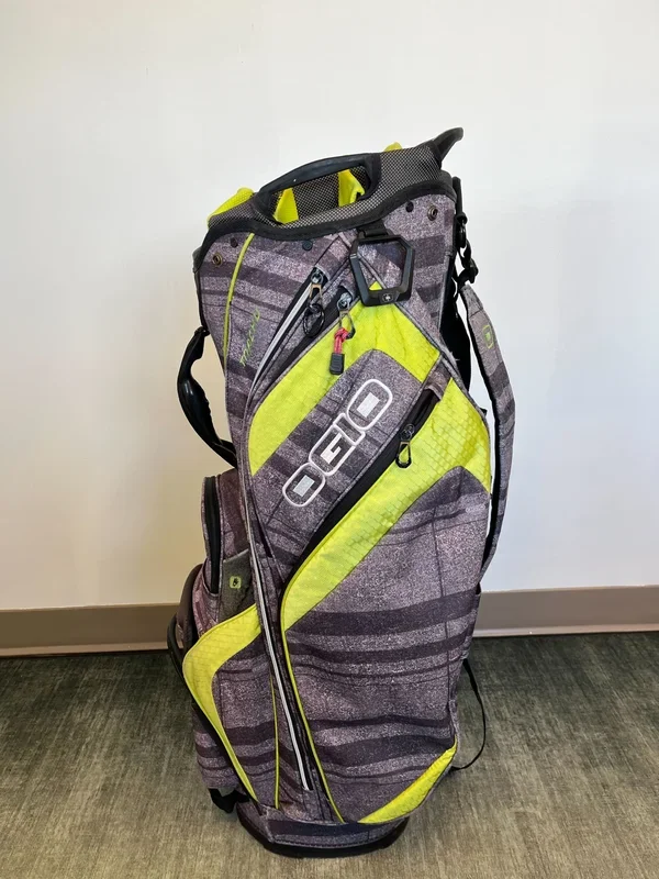 Ogio Machu Golf Cart Bag 14 Dividers/8 pockets w/ Strap and Rain Cover