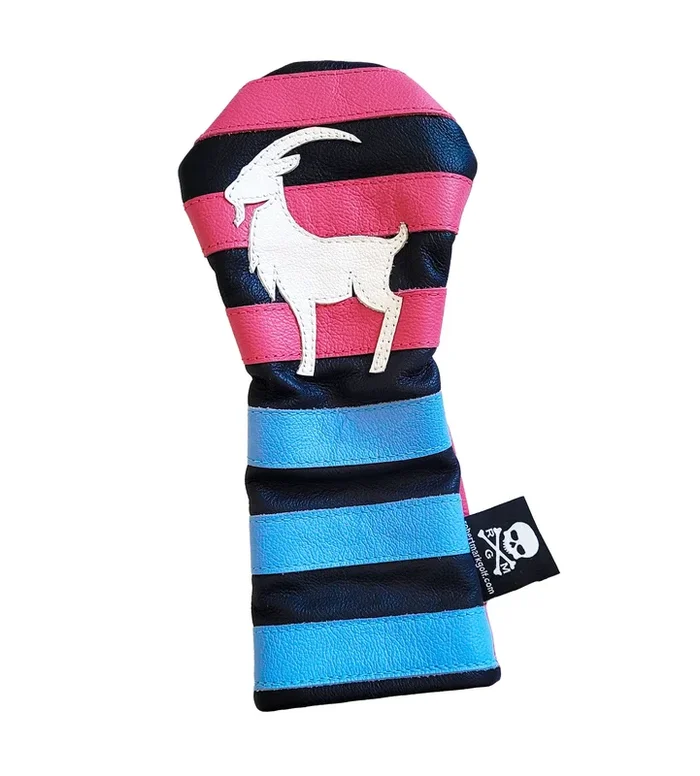One-Of-A-Kind! The “GOAT” Rugby Stripes Fairway Wood Headcover