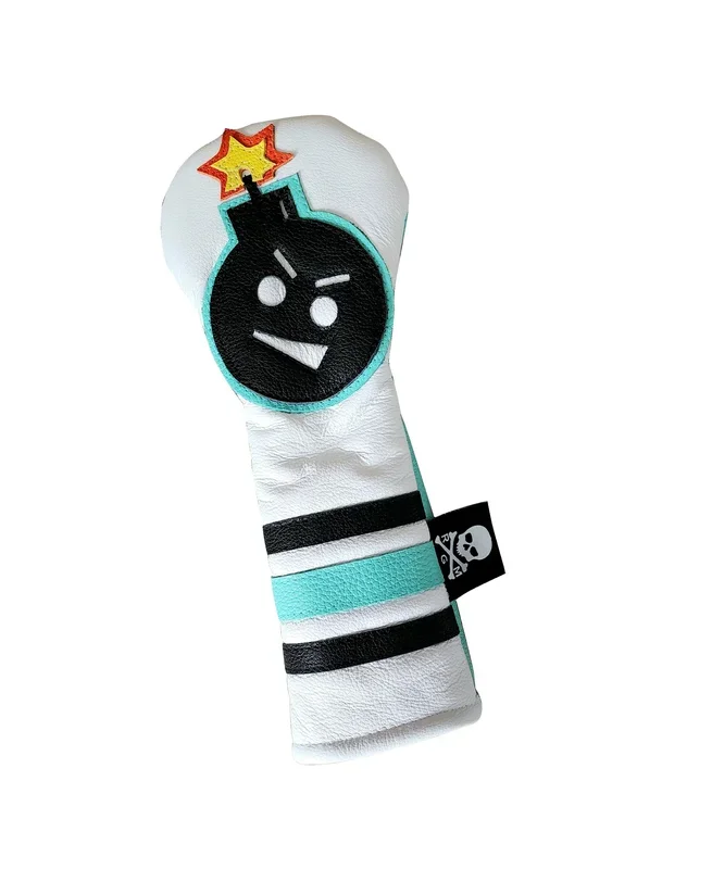 One of a Kind! Tiffany Blue style “Angry Bomb” Fairway Wood Headcover