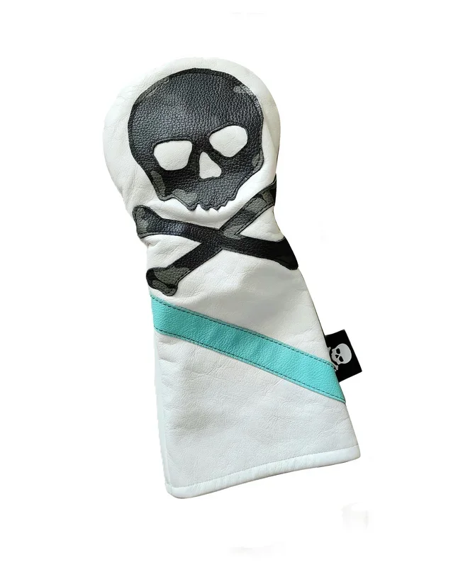 One of s Kind! Urban Camo Skull & Bones w/ Tiffany Blue stripe Driver headcover.