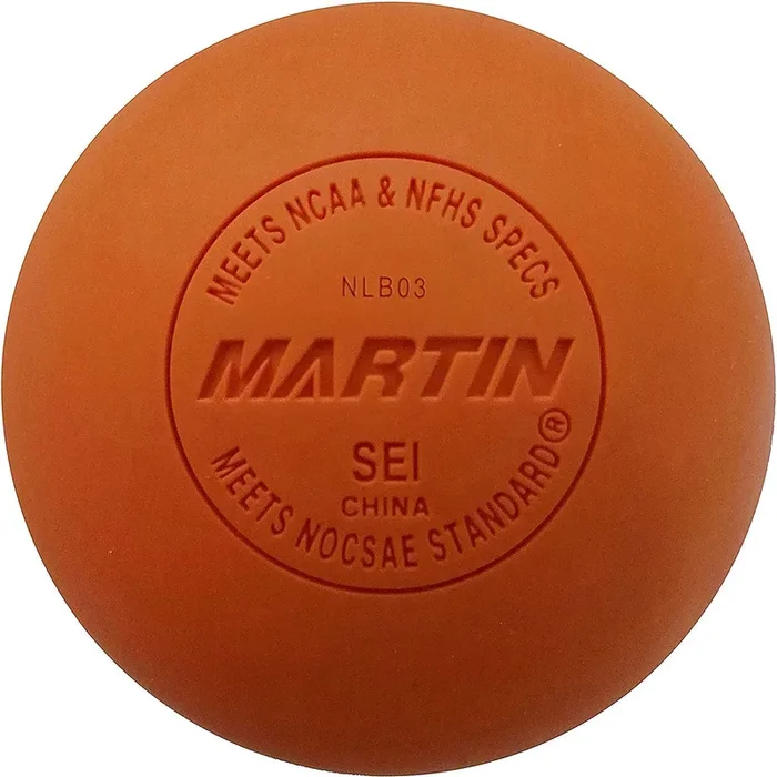 Open Box Martin Sports – Official Lacrosse Balls – 1 Dozen – Orange