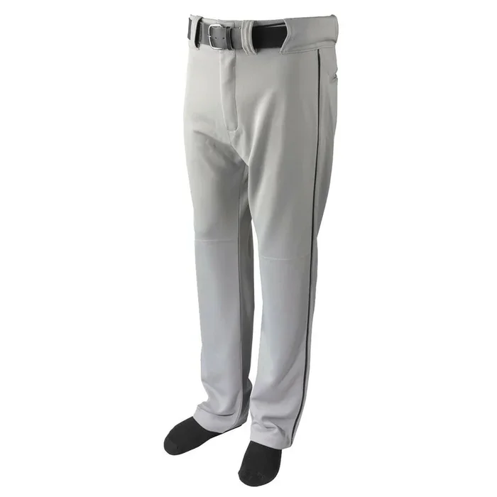 Open Box Martin Sports – Pro Style Baseball Piped Pant – Youth – L – Grey/Black