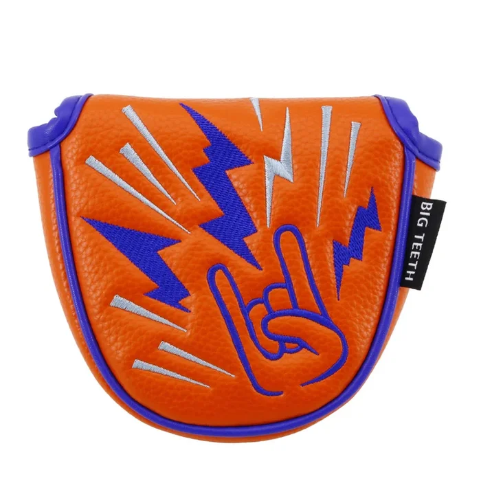 Orange Hiphop Magnetic Mallet Putter Cover