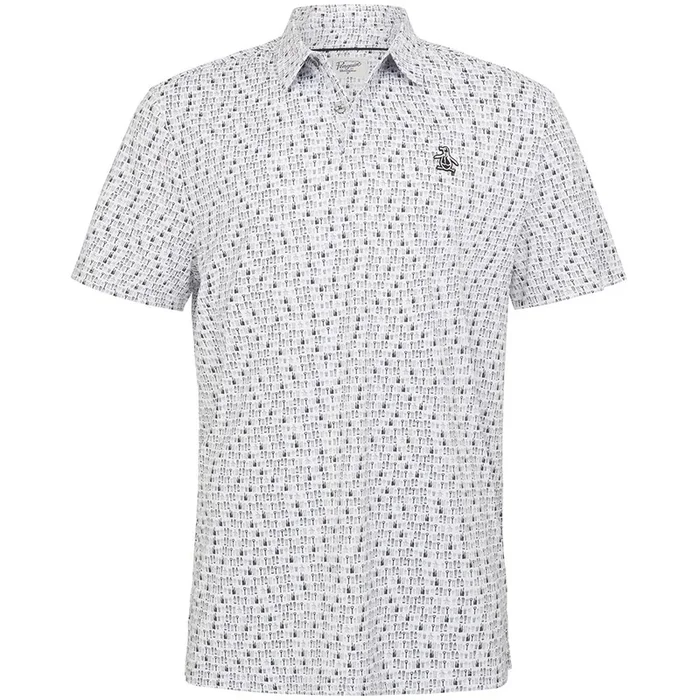 Original Penguin “Have A Beer” Novelty Polo Shirt – Bright White