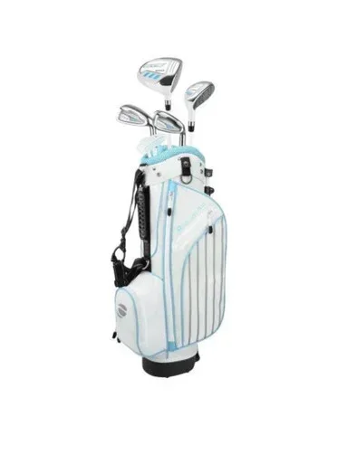 Orlimar ATS 5 Club Girls Golf Set for Ages 9-12 (kids 52-60″ tall) Sky Blue