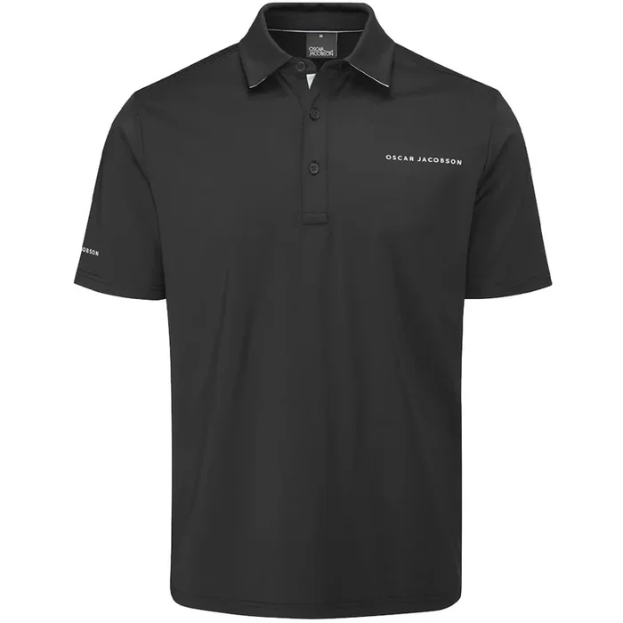 Oscar Jacobson Chap II Tour Polo Shirt – Black/Lunar Grey