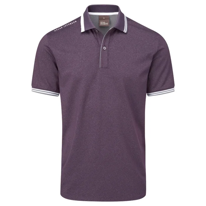 Oscar Jacobson Falcon Polo Shirt – Plum