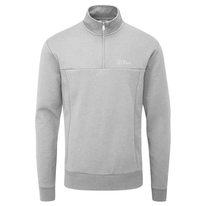 Oscar Jacobson Hawkes Tour Pullover – Light Grey