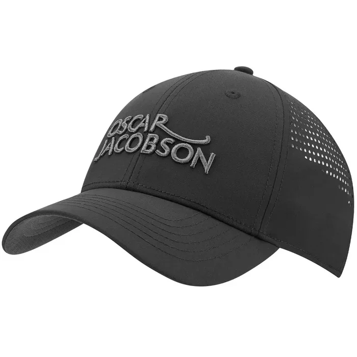 Oscar Jacobson Maddox Cap – Black/Pewter