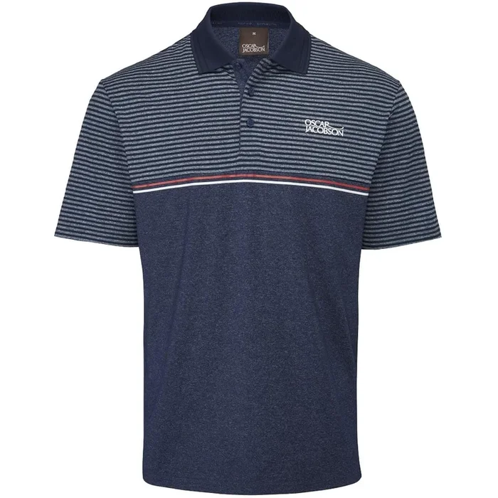 Oscar Jacobson Whitby Polo Shirt – Navy Marl
