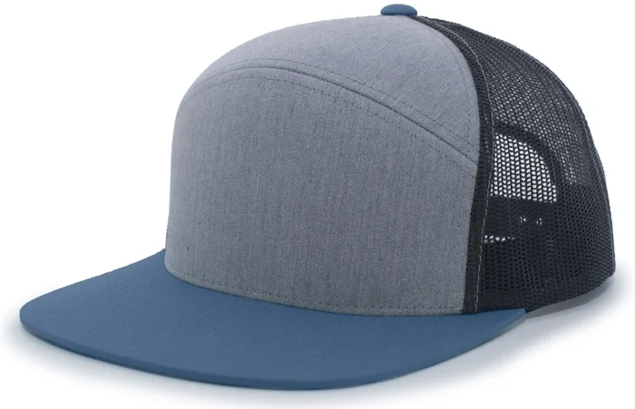 Pacific Headwear 6-Panel Arch Trucker Snapback Cap