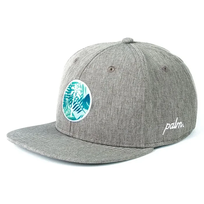 Palm Golf Youth Local Performance Snapback Golf Cap Gray/Malibu – SS24 Boys