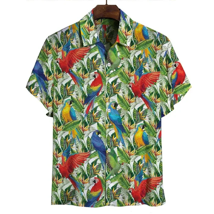 Parrot – Hawaiian Shirt – For Men and Women – Fanshubus – Fanshubus.com