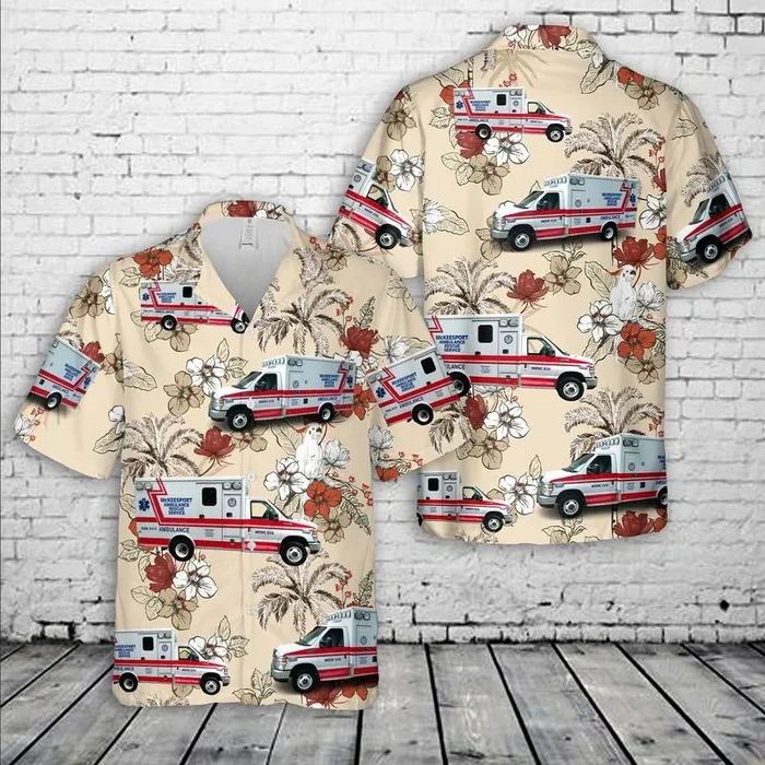 Pennsylvania McKeesport Ambulance Rescue Service Hawaiian Shirt – Fanshubus.com