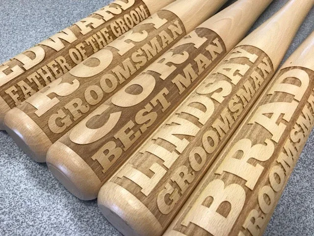 Personalized Full Size Baseball Bat – 2 Lines