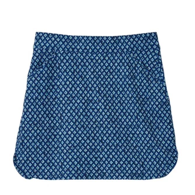 Peter Millar ‘Ocean Ikat’ Alice Petal Hem Skort