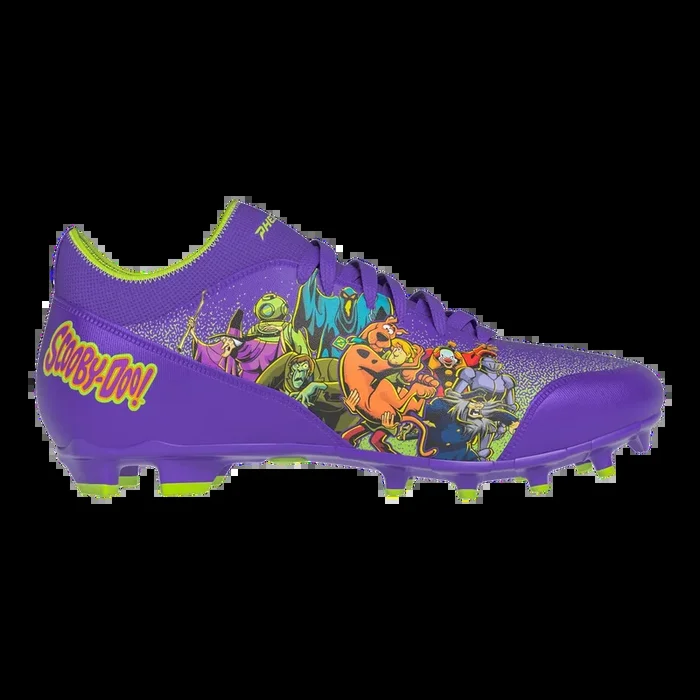 Phenom Elite Youth Scooby-Doo ‘Unmasked’ Purple Velocity 3.0 Football Cleats