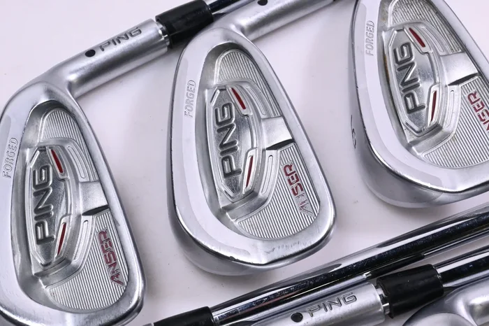 Ping Anser Forged 2011 Irons / 4-PW / Black Dot / Stiff Flex Project X Shafts
