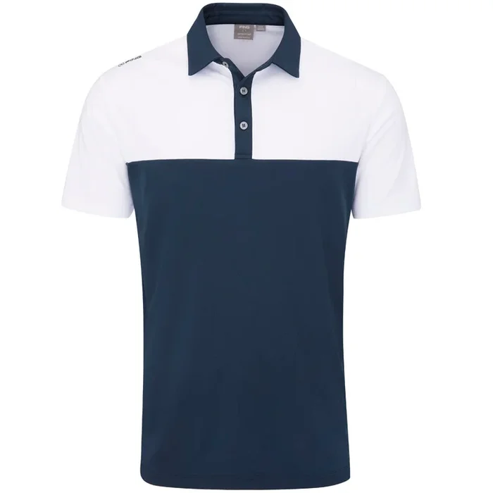 Ping Bodi Polo Shirt – Navy/White