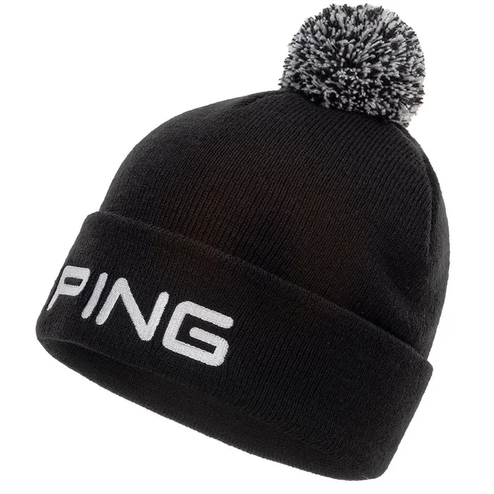Ping Classic Bobble Hat – Black/White