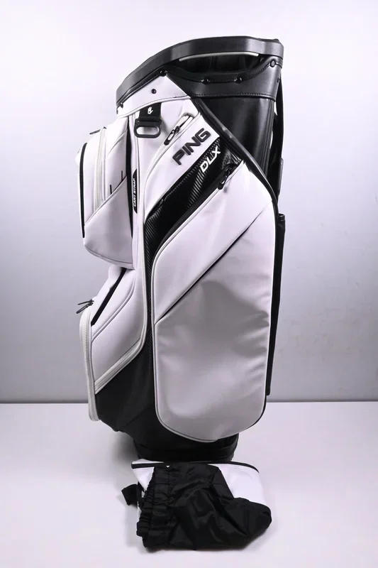Ping DLX Cart Bag / 15-Way Divider / Black, White