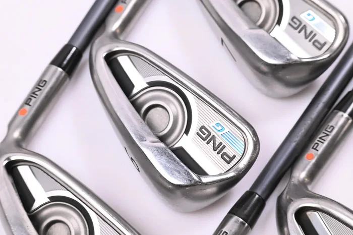 Ping G Series Irons / 5-9i+GW / Orange Dot / Regular Flex Ping CFS 70 Shafts