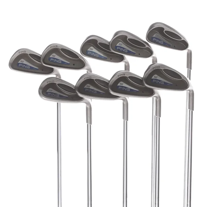 Ping G2 Steel Mens Right Hand Irons 3-SW Black Dot Regular – Ping True Temper