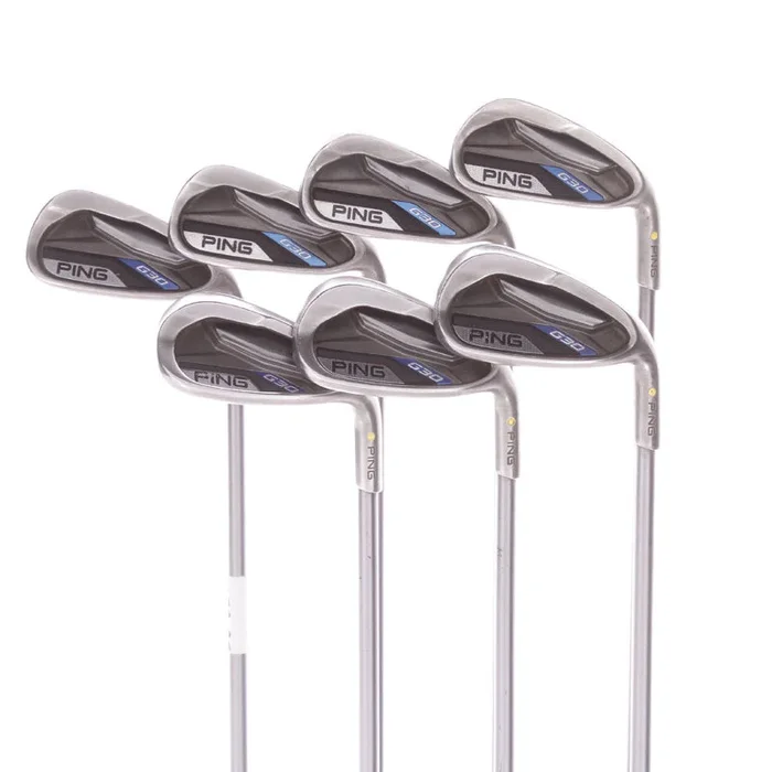 Ping G30 Graphite Men’s Right Hand Irons 5-SW Yellow Dot Soft Regular – Ping TFC 419