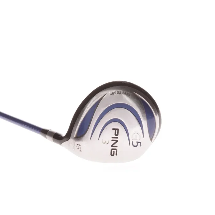Ping G5 Graphite Mens Right Hand Fairway 3 Wood 15 Degree Regular – Prolaunch Blue