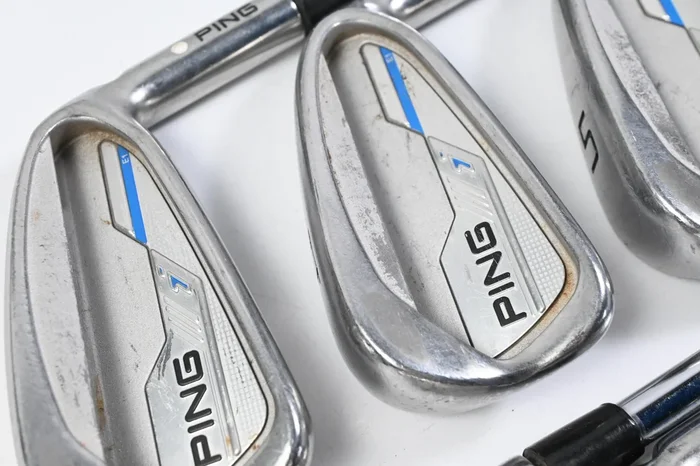 Ping i-Series E1 Irons / 3-PW / White Dot / X-Flex Ping AWT 2.0 Shafts