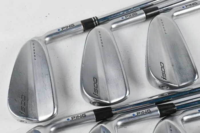 Ping i500 Irons / 4-PW / Blue Dot / Stiff Flex Dynamic Gold S300 Shafts